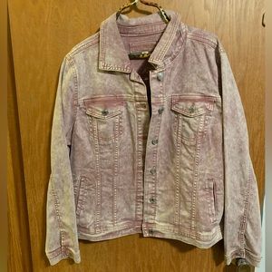 Maurice’s Woman’s XL Pink Denim Jacket NWOT